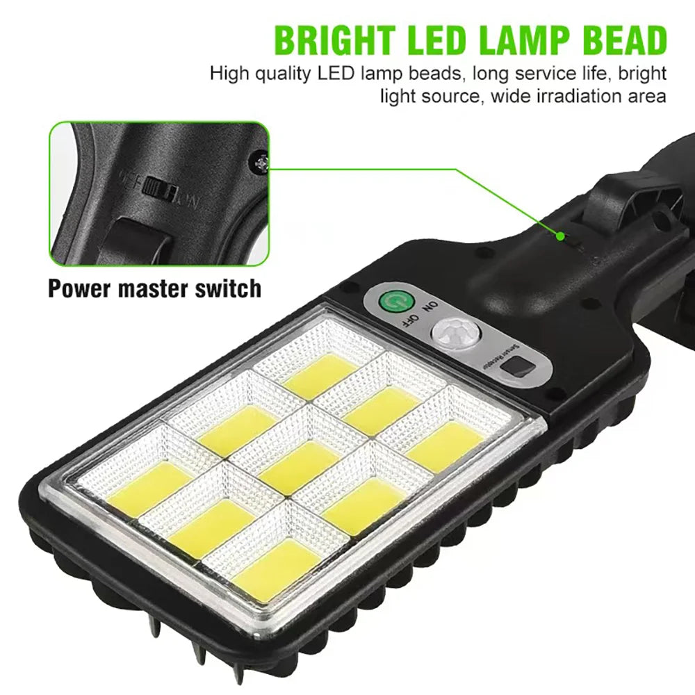 Solar Outdoor LED Wall Light - Sensor