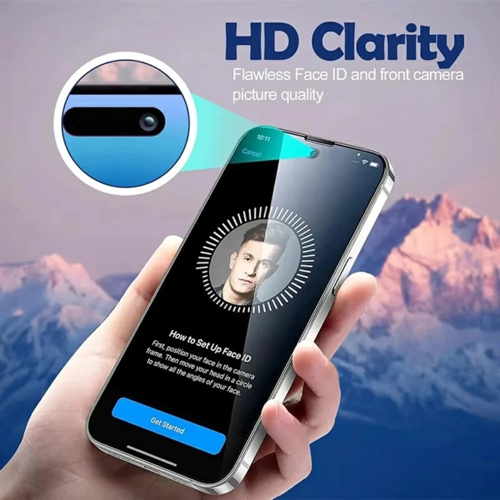4Pcs Tempered Glass For IPhone - Max Screen Protector