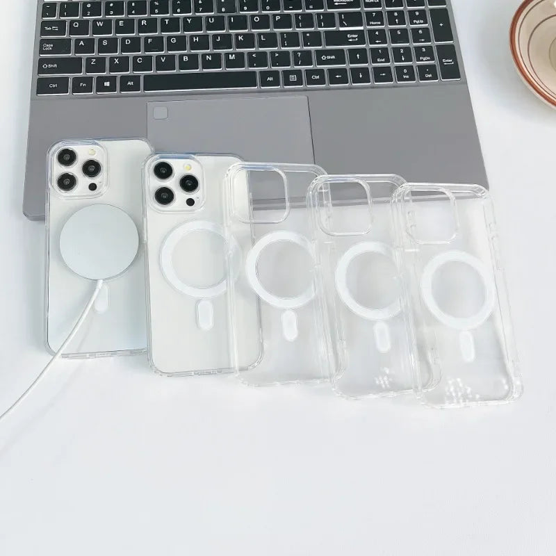Original Magnetic Case for iPhone - Max Wireless Charge Back Cover