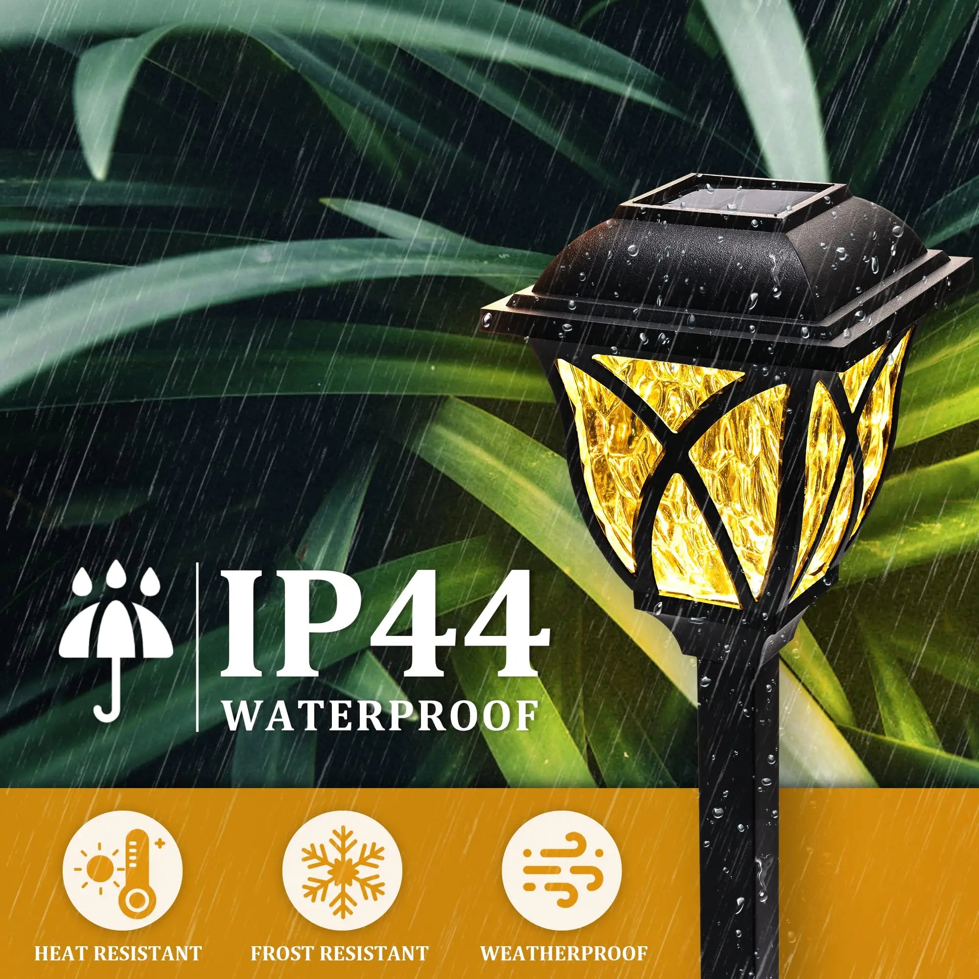 2pcs Led Solar Garden Light