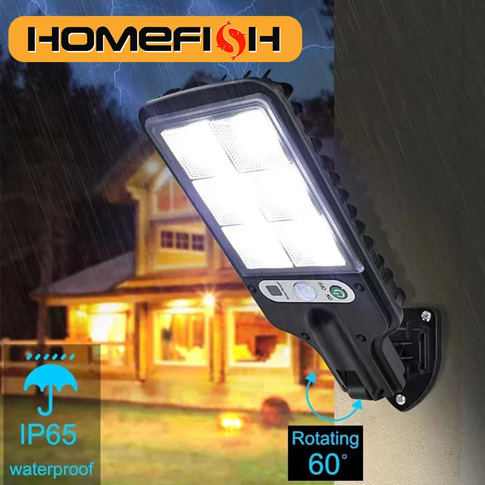 Solar Outdoor LED Wall Light - Sensor