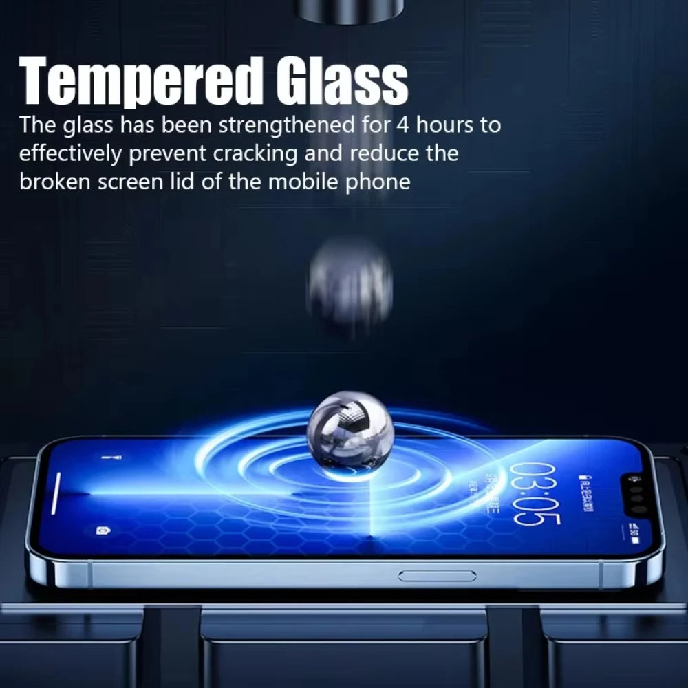 4Pcs Tempered Glass For IPhone - Max Screen Protector