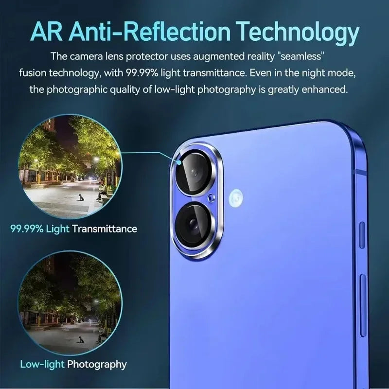 3PCS Tempered Glass - Back Camera Lens Protectors for iPhone 16