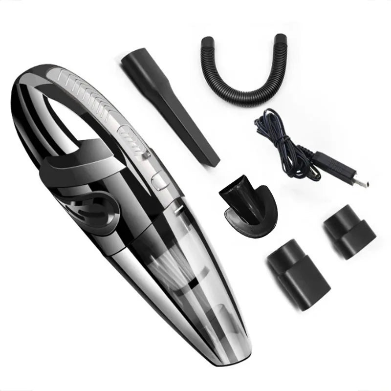 Portable Car Wireless Vacuum Cleaner Powerful Suction Rechargeable Handheld Vacuum Cleaner Quick Charge for Car Home Pet Hair